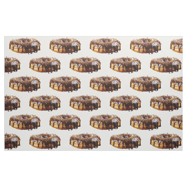 SlipperyJoe's decadent doughnut covered thick glos Fabric (Yard)