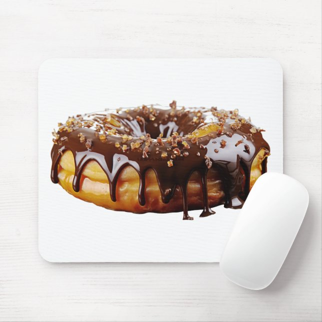 SlipperyJoe's decadent doughnut covered thick glos Mouse Mat (With Mouse)