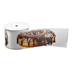 SlipperyJoe's decadent doughnut covered thick glos Satin Ribbon