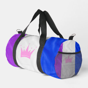 SlipperyJoe's drag culture pride flag purple spiri Duffle Bag