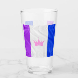 SlipperyJoe's drag culture pride flag purple spiri Glass