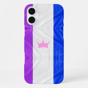 SlipperyJoe's drag culture pride flag purple spiri iPhone 16 Plus Case
