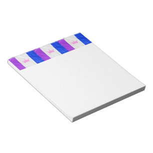 SlipperyJoe's drag culture pride flag purple spiri Notepad