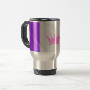 SlipperyJoe's drag culture pride flag purple spiri Travel Mug