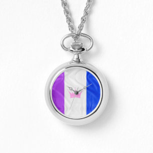 SlipperyJoe's drag culture pride flag purple spiri Watch