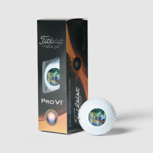 SlipperyJoe's dude love your watch LGBTQIA artisti Golf Balls