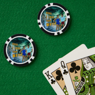 SlipperyJoe's dude love your watch LGBTQIA artisti Poker Chips