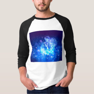 SlipperyJoe's electric thrill New Year’s Eve clock T-Shirt