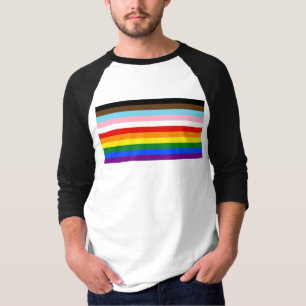 SlipperyJoe's Eleven Stripe Pride Flag blends Phil T-Shirt