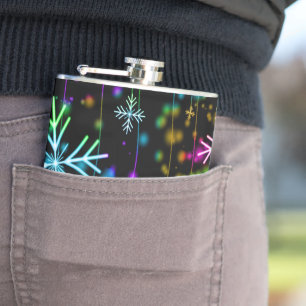 SlipperyJoe's festive lively Christmas atmosphere  Hip Flask