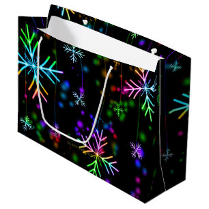 SlipperyJoe's festive lively Christmas atmosphere Large Gift Bag