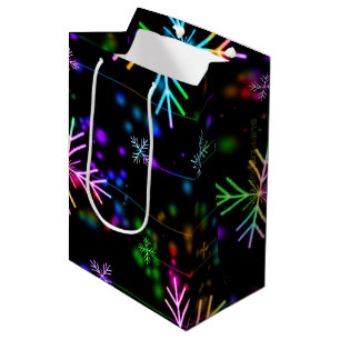 SlipperyJoe's festive lively Christmas atmosphere Medium Gift Bag