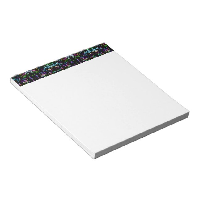 SlipperyJoe's festive lively Christmas atmosphere  Notepad (Angled)