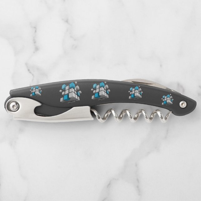 SlipperyJoe's floating cluster of cubes size varie Corkscrew (Front)
