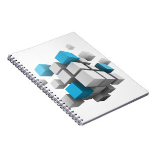 SlipperyJoe's floating cluster of cubes size varie Notebook