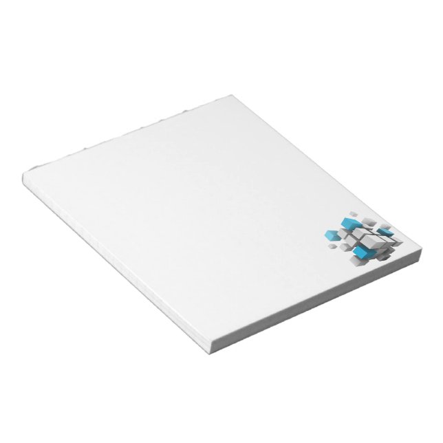 SlipperyJoe's floating cluster of cubes size varie Notepad (Angled)