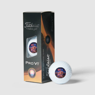 SlipperyJoe's Fourth of July celebration bare hair Golf Balls