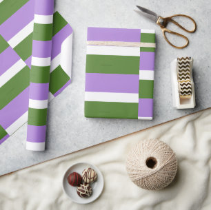 SlipperyJoe's Genderqueer Pride Flag colours Non-b Wrapping Paper