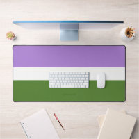 SlipperyJoe's genderqueer pride flag lavender blen