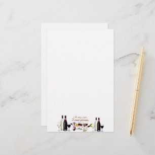 SlipperyJoe's Glasses fermented grapes wine pourin Stationery