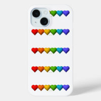 SlipperyJoe's glossy 3D heart shapes glyphs create