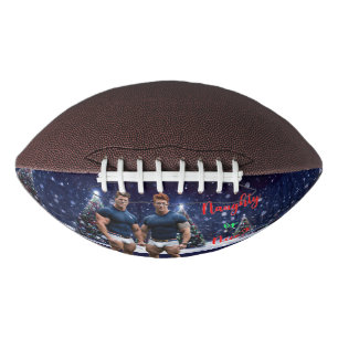SlipperyJoe's glowing Christmas trees two muscular American Football