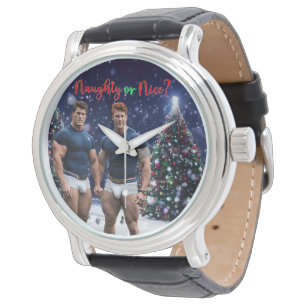 SlipperyJoe's glowing Christmas trees two muscular Watch