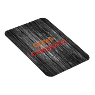 SlipperyJoe's Going Commando bold red orange lette Magnet