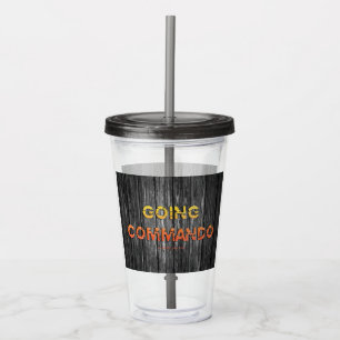 SlipperyJoe's going commando dive-bar energy grit Acrylic Tumbler