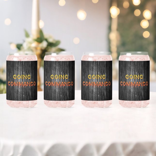 SlipperyJoe's going commando dive-bar energy grit  Can Glass (Insitu (Wedding))