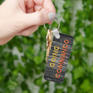SlipperyJoe's going commando dive-bar energy grit Key Ring