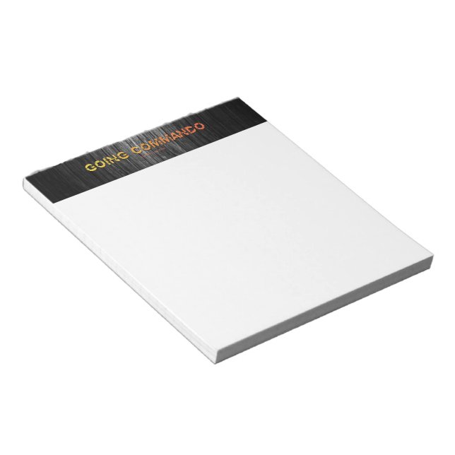 SlipperyJoe's going commando dive-bar energy grit  Notepad (Angled)