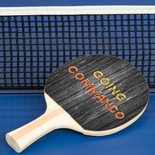 SlipperyJoe's going commando dive-bar energy grit Ping Pong Paddle