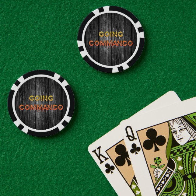 SlipperyJoe's going commando dive-bar energy grit  Poker Chips (Poker Table (Double))