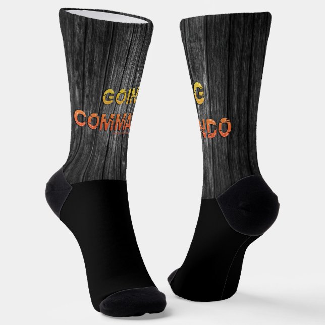 SlipperyJoe's going commando dive-bar energy grit  Socks (Angled)