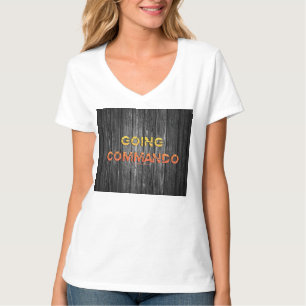 SlipperyJoe's going commando dive-bar energy grit T-Shirt