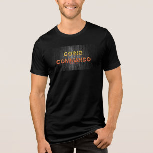 SlipperyJoe's going commando dive-bar energy grit Tri-Blend Shirt