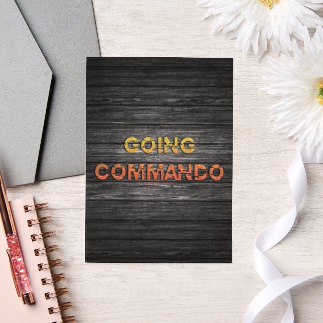 SlipperyJoe's going commando dive-bar energy grit  Vellum Invitations (Wedding)