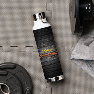 SlipperyJoe's going commando dive-bar energy grit  Water Bottle
