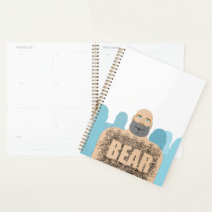 SlipperyJoe's hairy body bear body man unshaven ca Planner