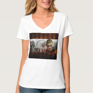 SlipperyJoe's Halloween creepy man doll surreal ca T-Shirt