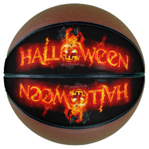SlipperyJoe's Halloween massive fiery lettering ca Basketball
