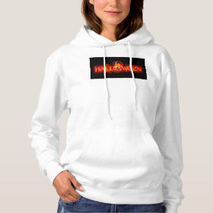 SlipperyJoe's Halloween massive fiery lettering ca Hoodie