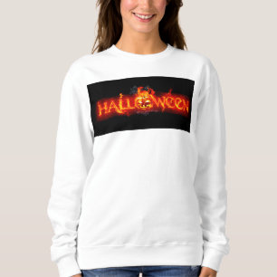 SlipperyJoe's Halloween massive fiery lettering ca Sweatshirt