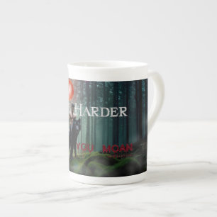 SlipperyJoe's Halloween shirtless muscular man bit Bone China Mug