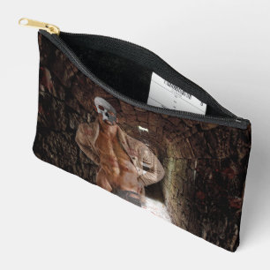 SlipperyJoe's Halloween transparent ghost-like man Accessory Pouch