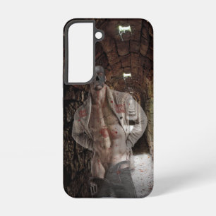 SlipperyJoe's Halloween transparent ghost-like man Samsung Galaxy Case