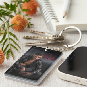 SlipperyJoe's Halloween vampire fangs suck Dracula Key Ring