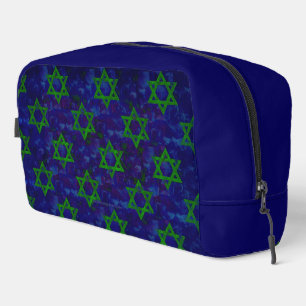 SlipperyJoe's Hanukkah green rows Stars of David c Dopp Kit