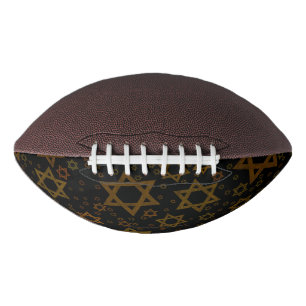 SlipperyJoe's Hanukkah-themed Star David artistic  American Football